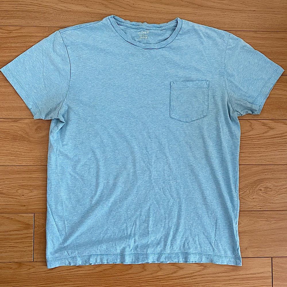 J. Crew Men’s Light Blue Short Sleeve Tee